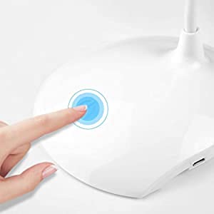 Battery Operated Table Lamp for Study LED Light, Touch Control Eye Caring, Desk Lamp for Work From Home, Portable Reading Light (Assorted Color, Plastic, Pack of 1)##1