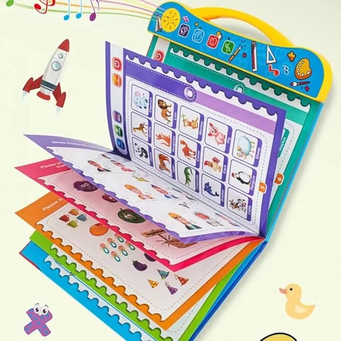 Intelligence Book | Interactive Book - Musical English Educational Phonetic Learning Book